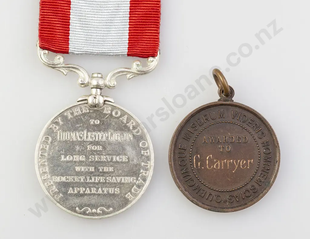 Two Life Saving Medals Image 1++