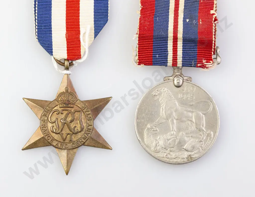 Two WWII Medals Image 1++