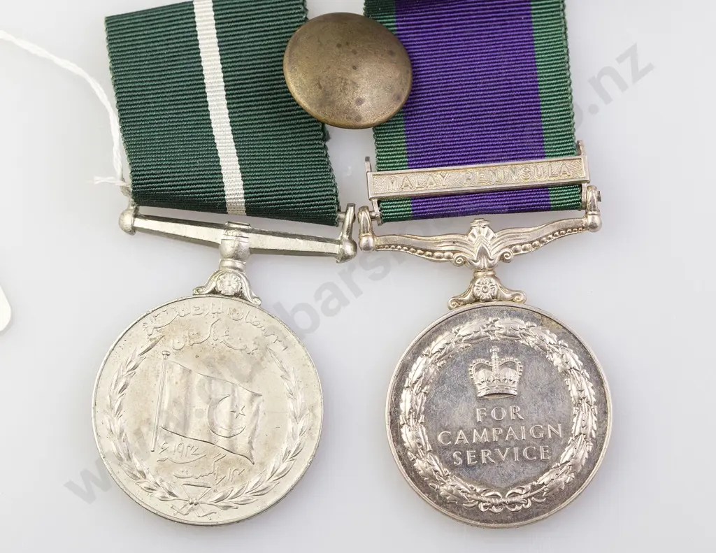 Two Military Service Medals Image 1++