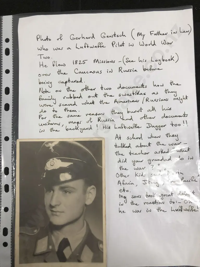 WWII German Luftwaffe Pilot Four Medal Group Image 1++