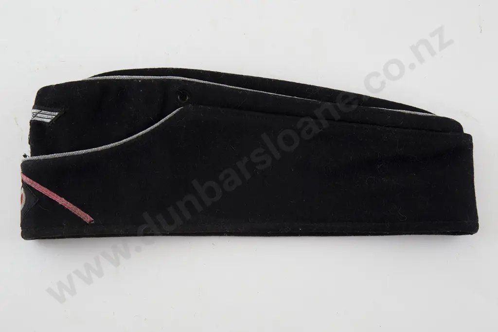 WWII German Wehrmacht Panzer Side Cap for Signals Personnel Image 1++