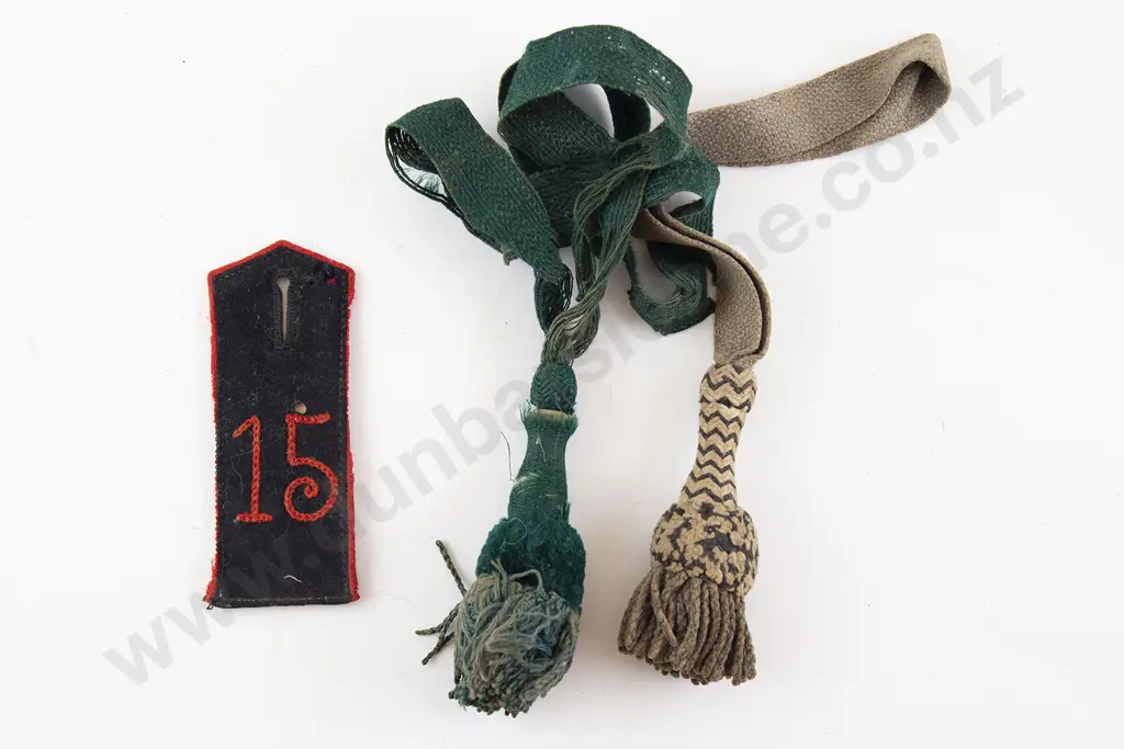 Two WWI Cotton Braid Lanyards Image 1++