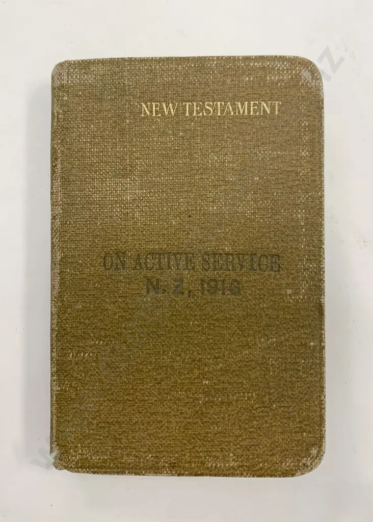 WWI Soldiers Pocket New Testament Image 1++