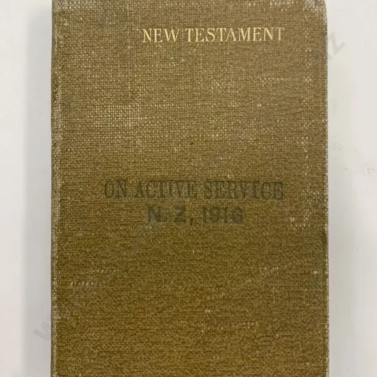 WWI Soldiers Pocket New Testament