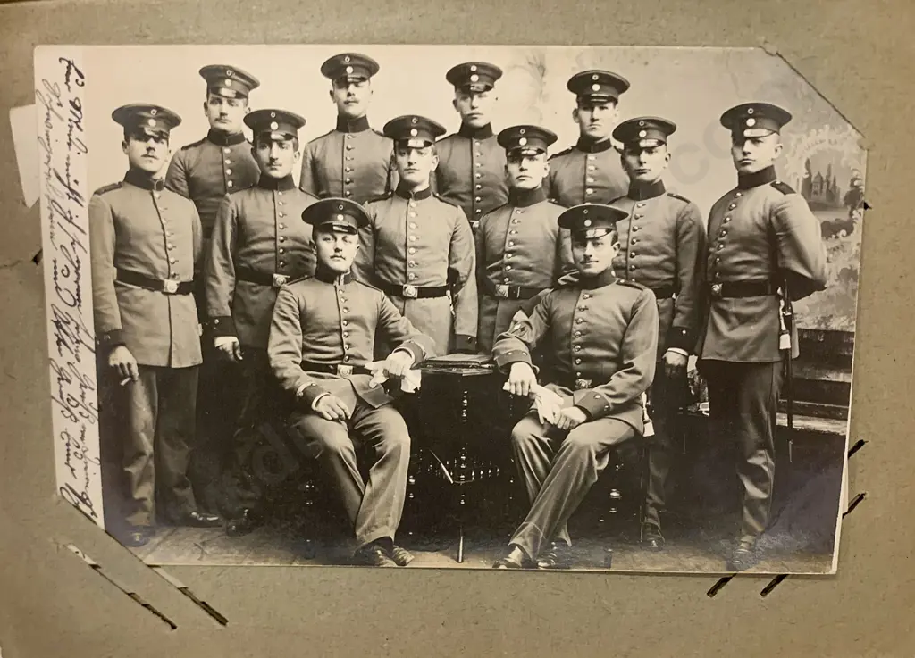 German WWI Postcard Album Image 1++