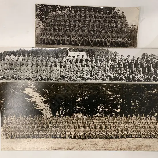 Three NZ Regimental Group Photographic Prints