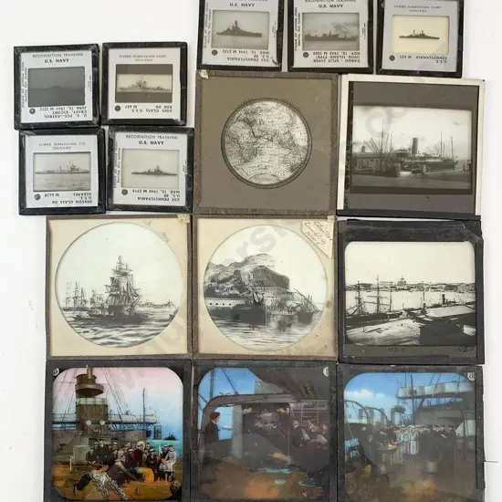 Eight Magic Lantern Slides
