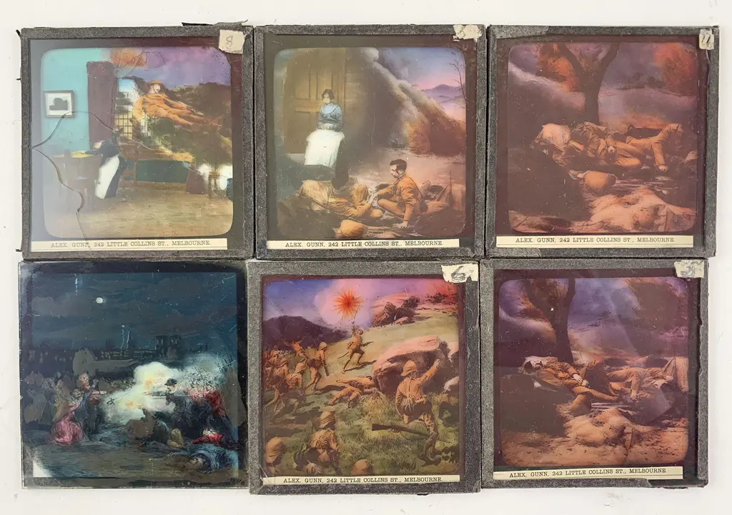 Six Magic Lantern Slides Image 1++