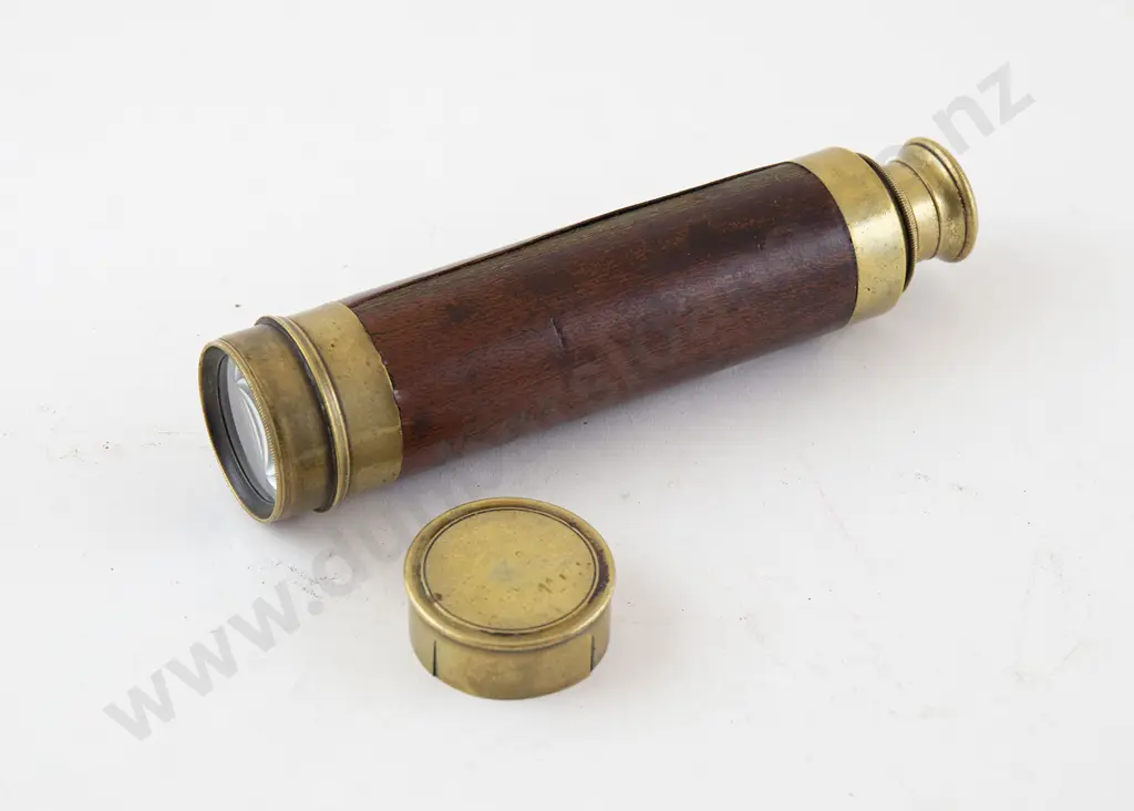 Three Drawer Brass Telescope Image 1++