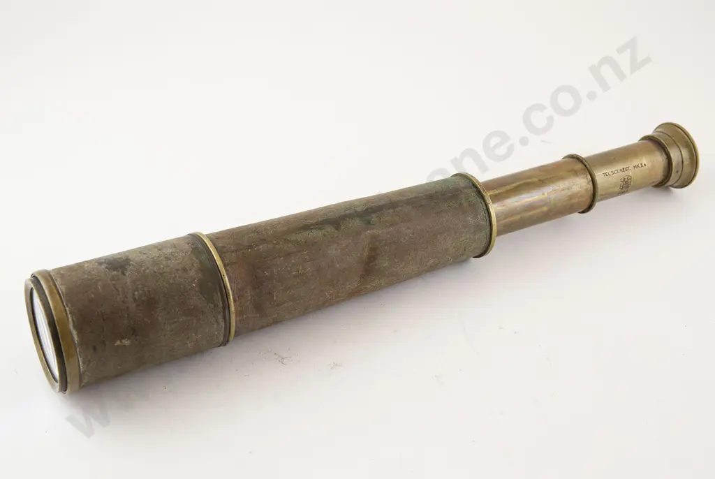 Three Drawer Brass Telescope Image 1++