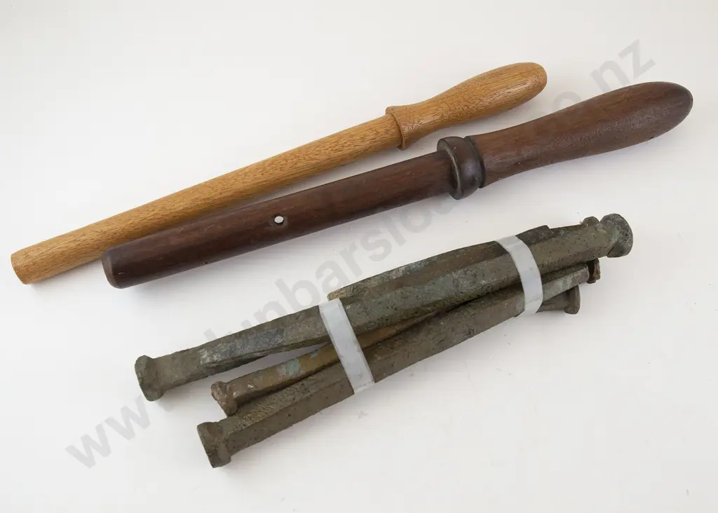 Seven Antique Large Shipping Nails Image 1++