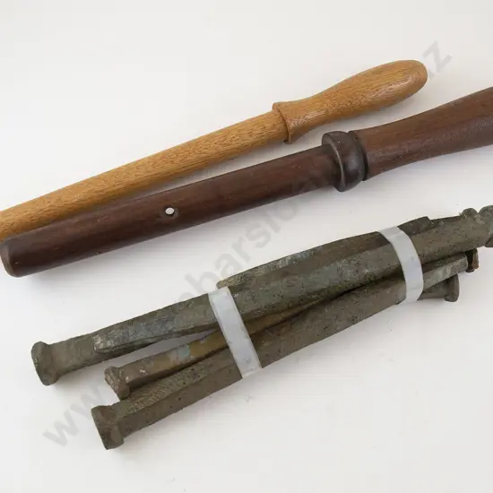Seven Antique Large Shipping Nails