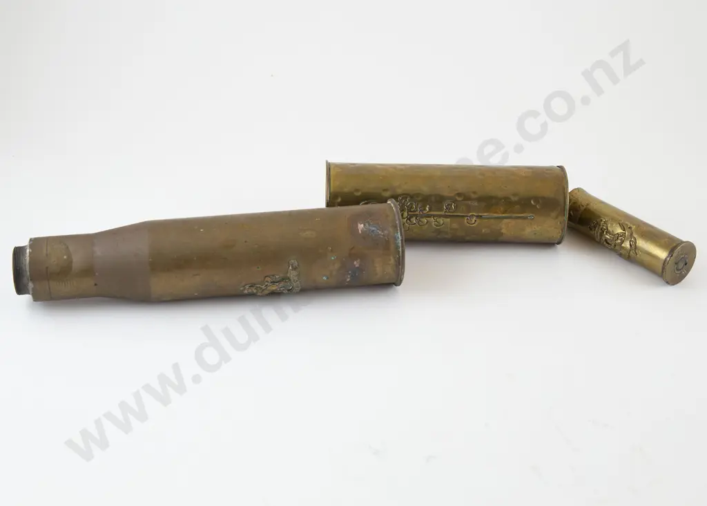 Three Small Brass Shell Casings Image 1++