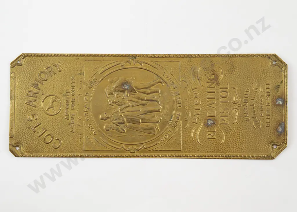 Replica Colts Armory Door Plate Image 1++