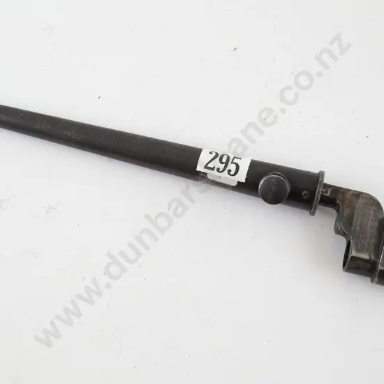 Lee Enfield No 4 MKII Spike Bayonet with metal sheath