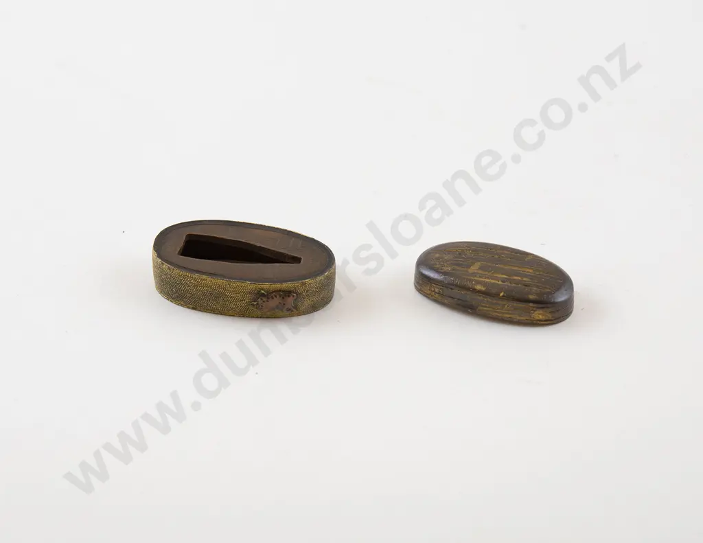 Two Japanese Sword Fitting Pieces Image 1++