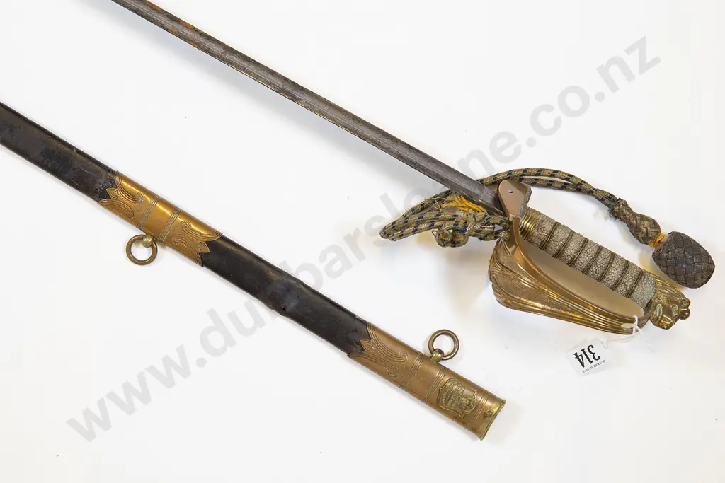 WWI British Naval Officers Sword Image 1++