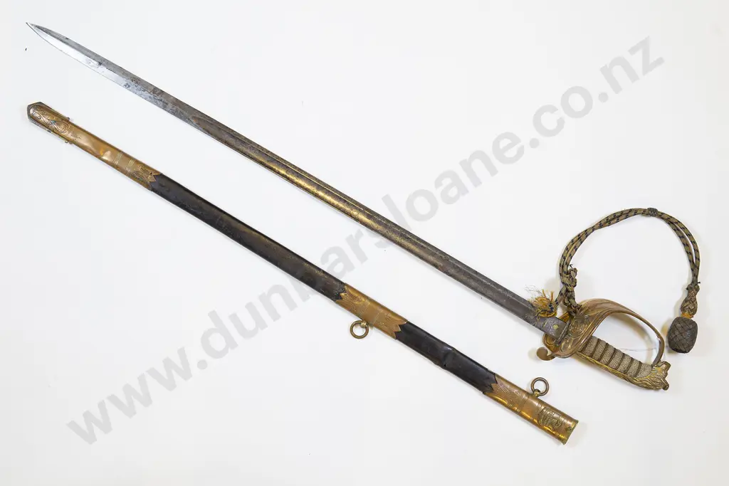 WWI British Naval Officers Sword Image 1++