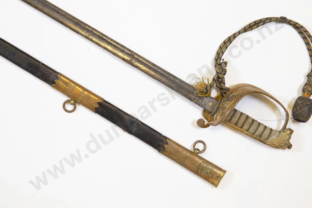 WWI British Naval Officers Sword Image 1++