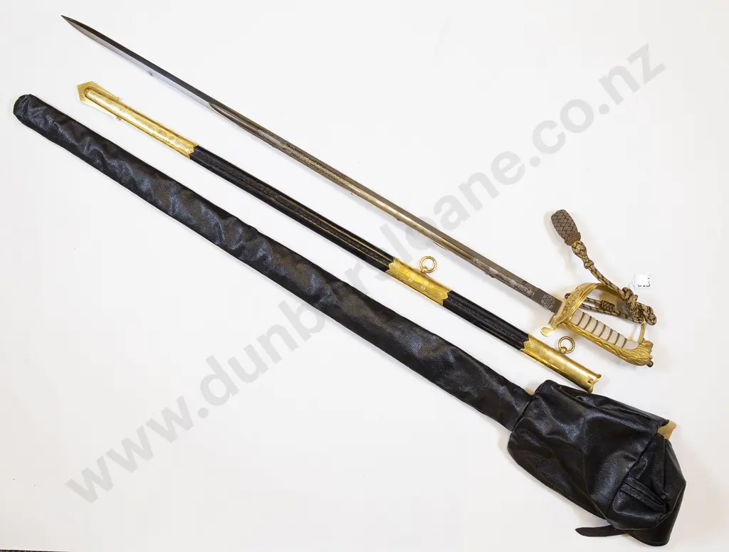 EIIR British Naval Officers Sword of Sub-Lieutenant Philip Walter St Vincent Beechey Image 1++