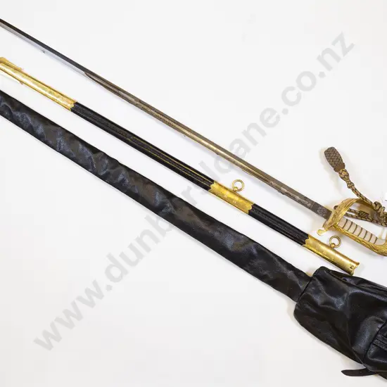 EIIR British Naval Officers Sword of Sub-Lieutenant Philip Walter St Vincent Beechey