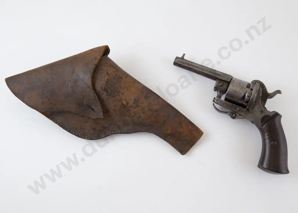 C1860-90 Belgian Pinfire Pistol Image 1++