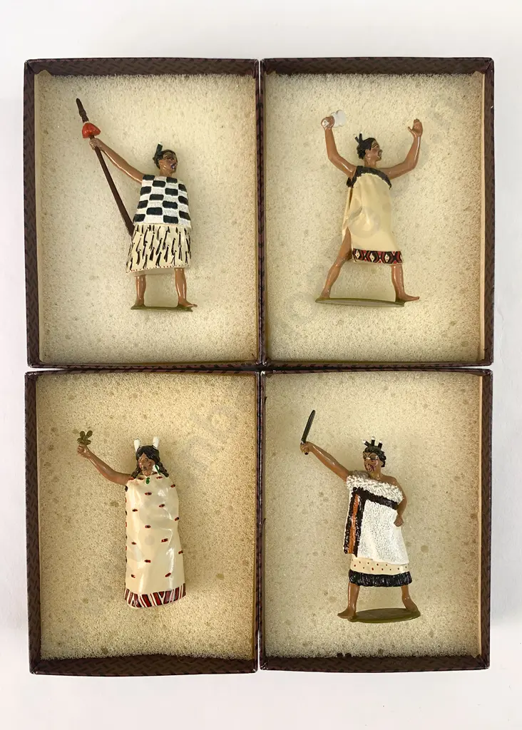 Four Boxed Imperial Productions Te Maori Series Single Figures Image 1++