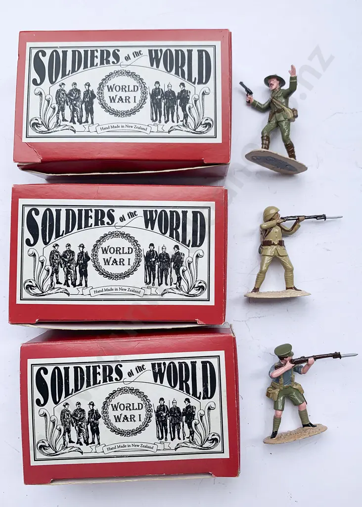 Three Boxed Regal Enterprises Single Figure Soldiers Image 1++
