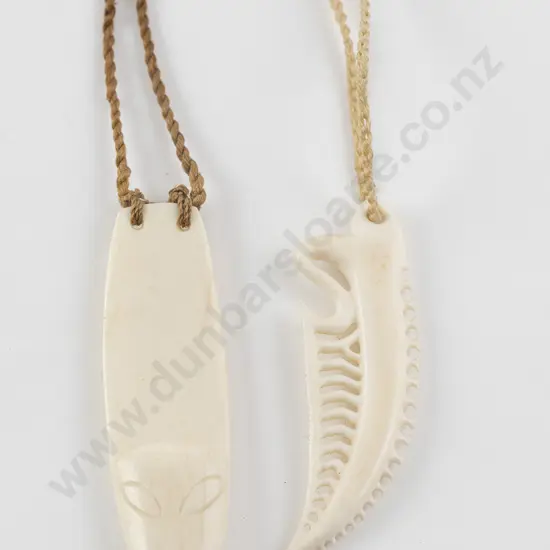 Replica Bone Chevron Pendant and Rei Puta