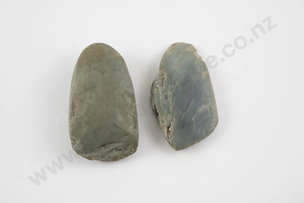Pre-European Pounamu Toki (Adze Blade) and scraper Image 1++