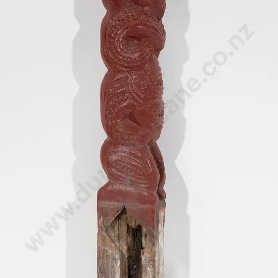 Pou Whakairo (Free standing carved figure )
