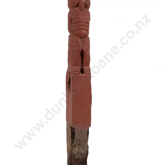 Pou Whakairo (Free standing carved figure )