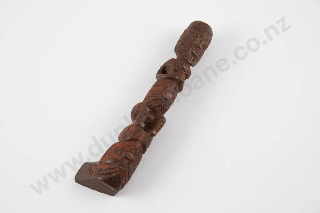 Carved Maori Figure Image 1++