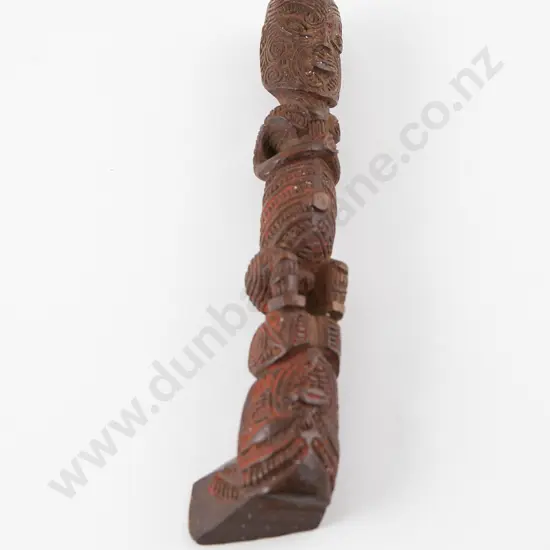 Carved Maori Figure
