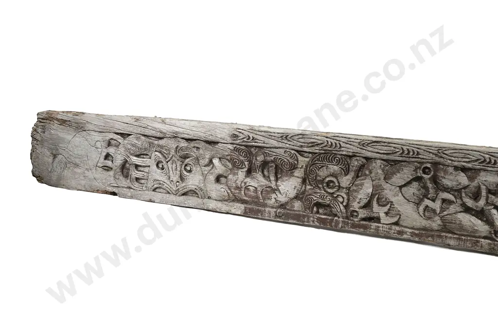 Large carved Paepae (Threshold Board) Image 1++