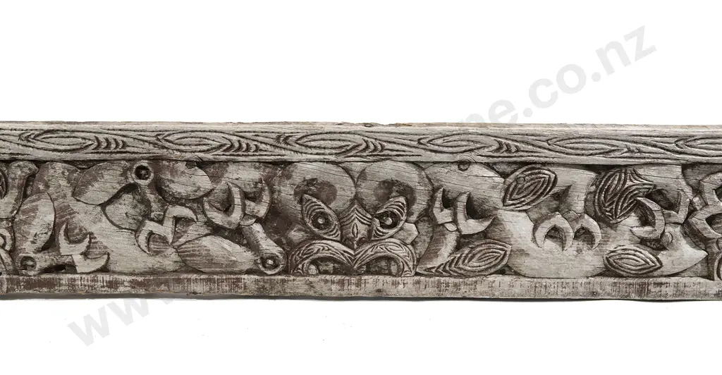Large carved Paepae (Threshold Board) Image 1++