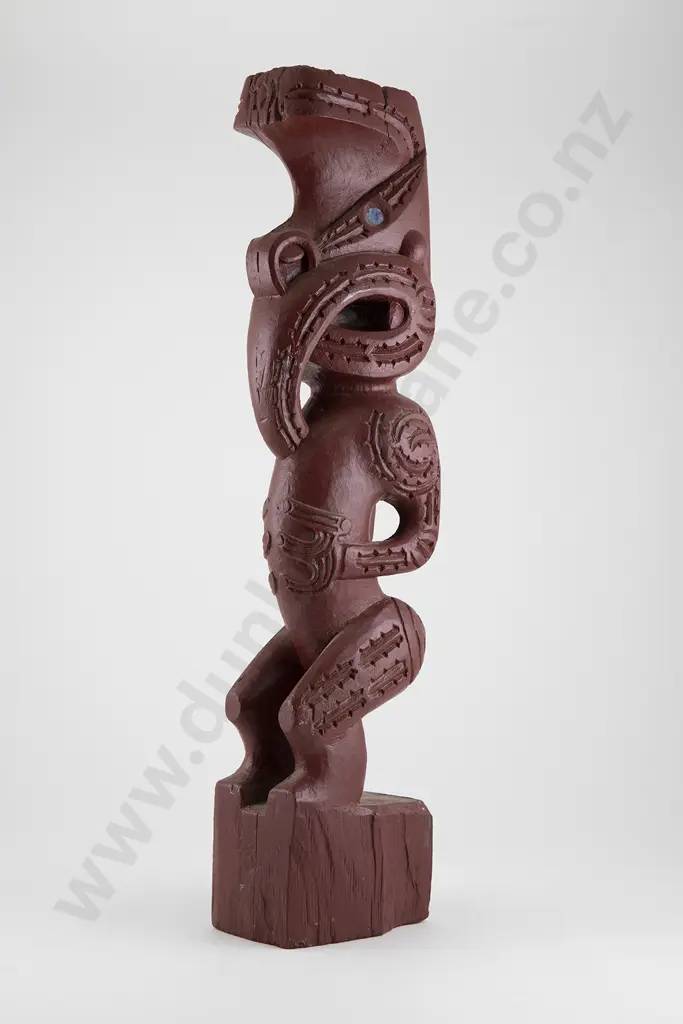 Pou Whakairo (Free standing carved figure ) Image 1++