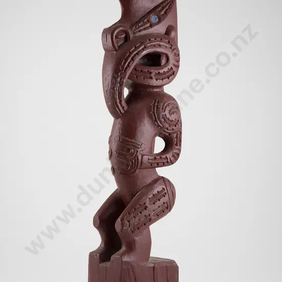 Pou Whakairo (Free standing carved figure )