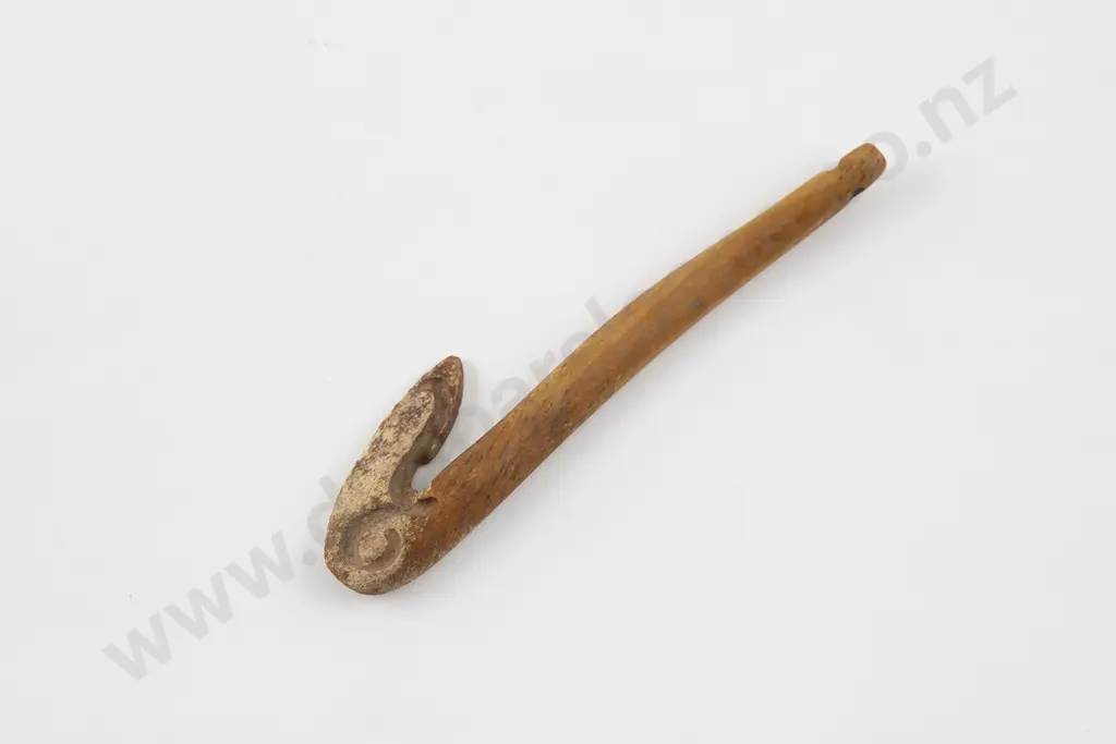 Bone Matau (Fish Hook) Image 1++