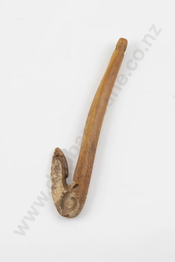 Bone Matau (Fish Hook) Image 1++