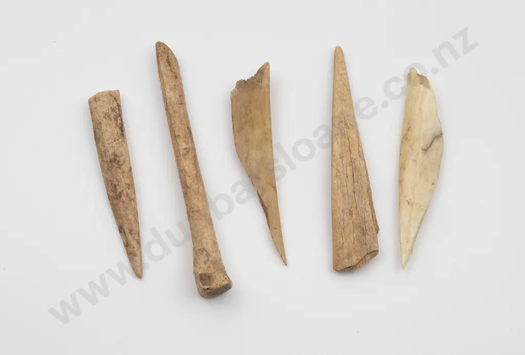 Five Bone Awls Image 1++