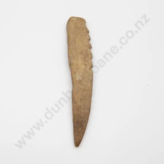 Bone fish hook section