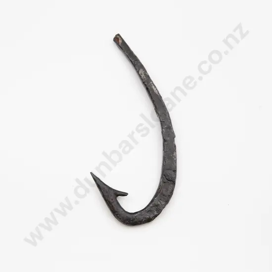 Large iron fish hook
