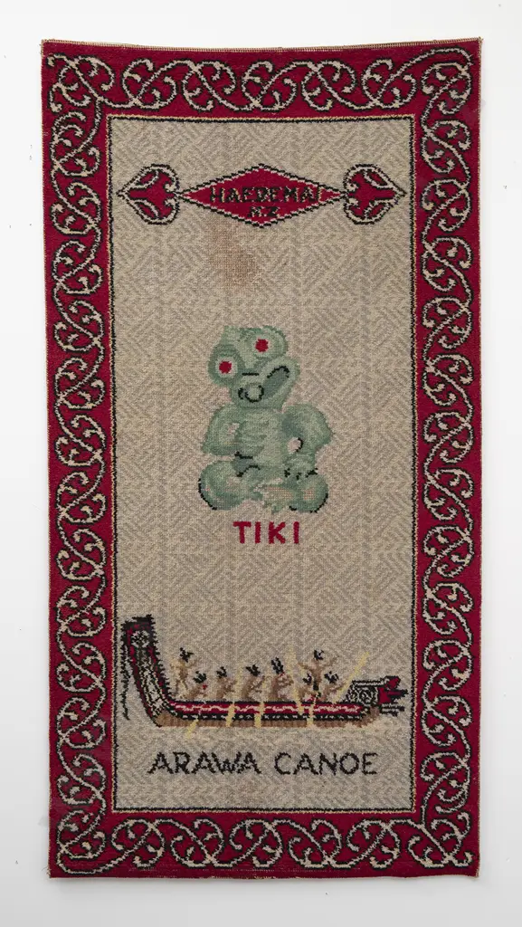 Rare Tattersfield Maori Legend Rug Image 1++