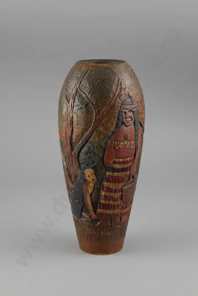 Jane Brenkley Carved Vase Image 1++