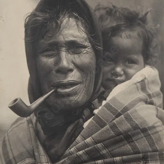 Charles Troughton Clark Maori Portrait Photograph