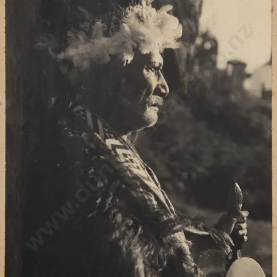 Charles Troughton Clark Maori Portrait Photograph