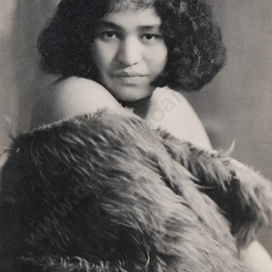 Charles Troughton Clark Maori Portrait Photo