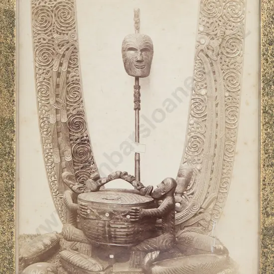 Arthur James IIes. Ancient Maori Artefacts Gelatin silver print