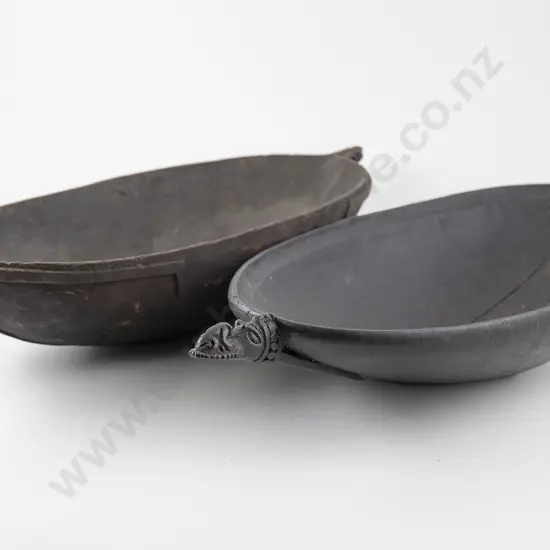 Two Trobriand Islands feast bowls